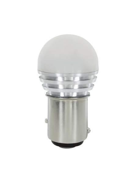 Lampadina auto BAY15d PY21 5W 1 mega Led COB 10 30V Bianco
