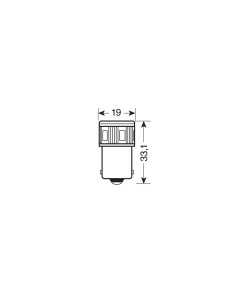 Lampadina BA15s P21W 10 30V Mega led 11 LED 2