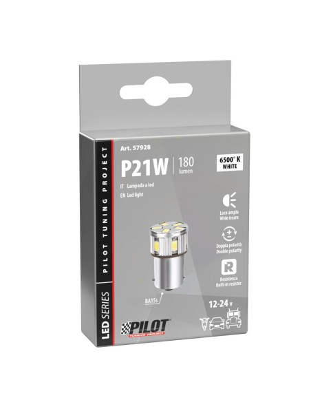 Lampadina BA15s P21W 10 30V Mega led 11 LED