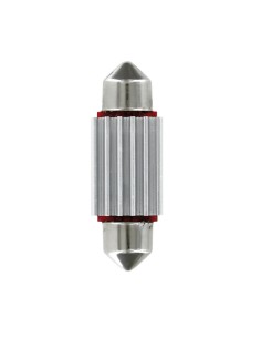Lampadina auto Mega Led bianco 10 30V Siluro 12x36mm SV8 5 8 2
