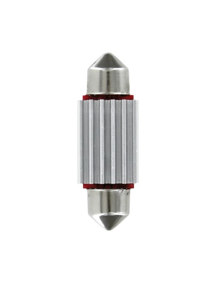 Lampadina auto Mega Led bianco 10 30V Siluro 12x36mm SV8 5 8