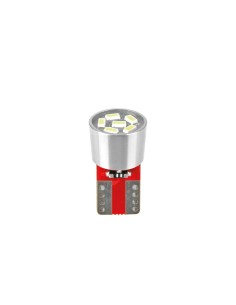 Coppia lampadine camion T10 W2 1x9 5d 6 Led SMD 24V con resistenza Bianco