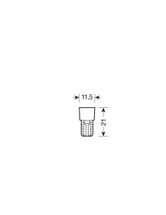 Coppia lampadine camion T10 W2 1x9 5d 6 Led SMD 24V con resistenza Bianco 2