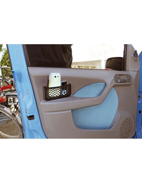 Tasca a rete elasticizzata multiuso Doppio fissaggio 17x8cm