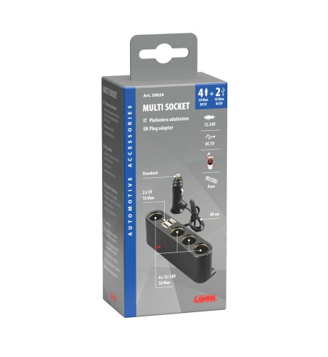 Presa accendisigari 12 24V 4 2 con USB