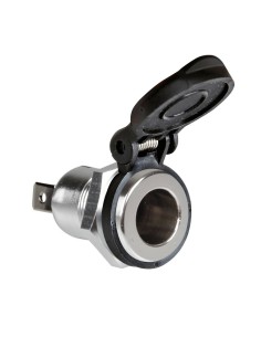 Presa accendisigari DIN da incasso in Alluminio 12 24V max 16A