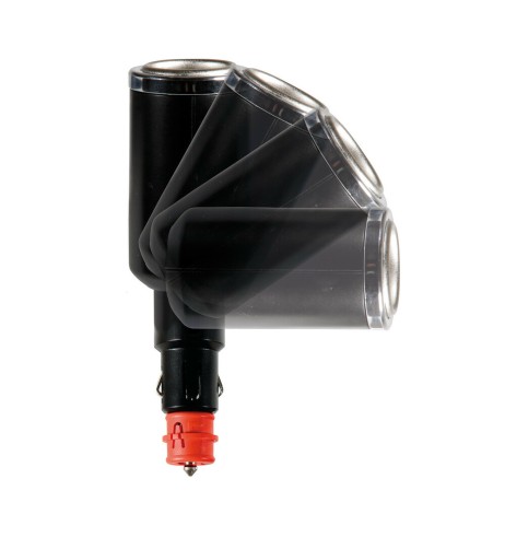 Presa accendisigari multipla regolabile 3 1 USB 12 24V