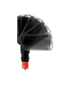Presa accendisigari multipla regolabile 4 1 USB 12 24V 2