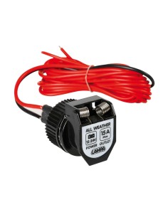 Presa di corrente Auto Moto Camion impermeabile per uso esterno 12 24V
