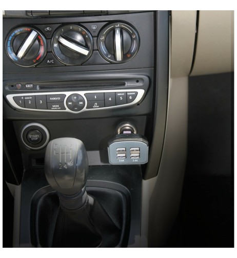 Presa di corrente protetta 12 24v con 4 USB auto camion