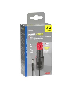 Spinotto per presa accendisigari con connettore jack J2 12 24V 2