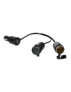 Spinotto presa accendisigari USB con uscita doppia 12 24V 