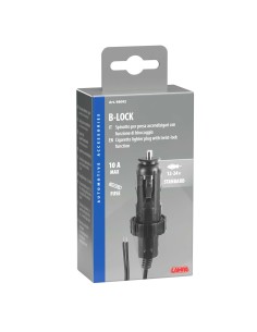 Spinotto universale B Lock per presa accendisigari 12 24V cavo 120cm Max 10 2