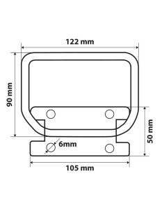 Maniglia Truck salita Camion in acciaio 2