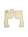 Coppia tappeti camion similpelle imbottiti Beige Volvo FH Serie 4 5 Aero