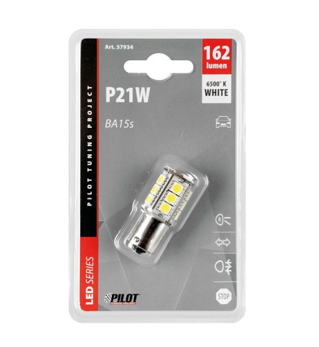 Lampadina hyper led BA15s P21W 12V 16 LED