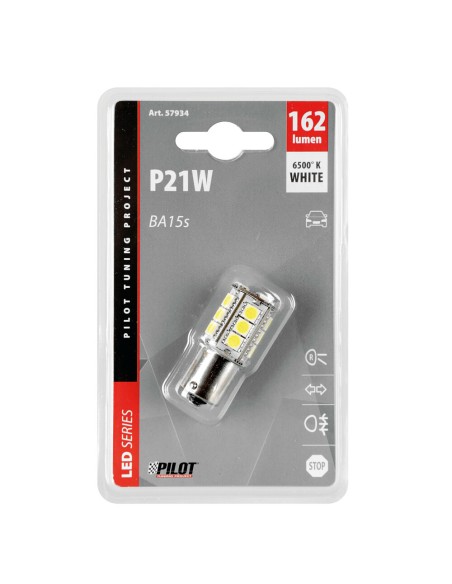 Lampadina hyper led BA15s P21W 12V 16 LED