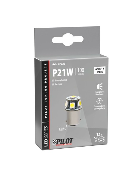 Lampadina hyper led BA15s P21W 12V 6 LED