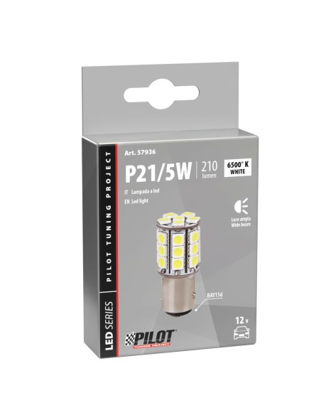 Lampadina hyper led BAY15d P21 5W 12V 27 LED