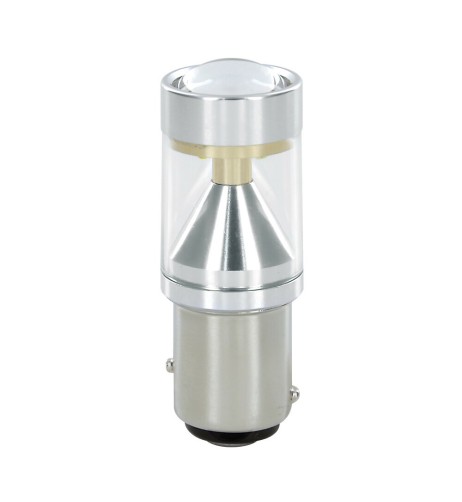 Lampadina auto BAY15d PY21 5W 6 mega Led CREE 10 30V Bianco