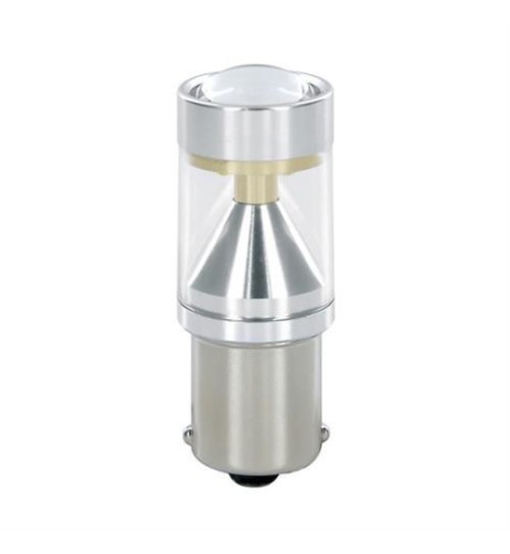 Lampadina auto BAU15s PY21W 6 mega Led CREE 10 30V Arancio