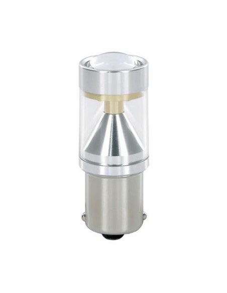 Lampadina auto BAU15s PY21W 6 mega Led CREE 10 30V Arancio