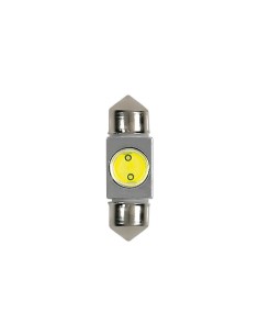 Lampadina siluro 12V SV8 5 8 10x31mm 1 LED