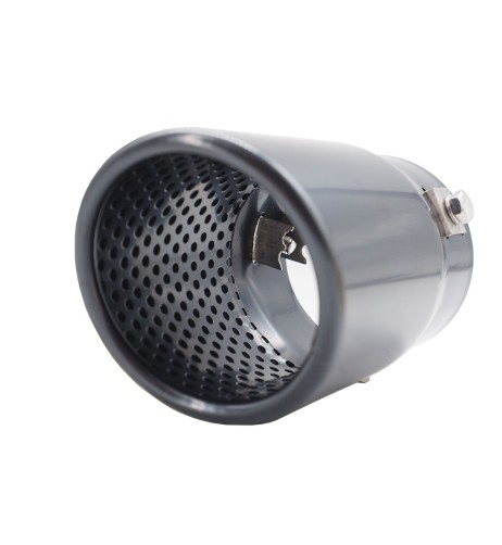 Terminale scarico universale inox singolo 37 63mm TRX 21N