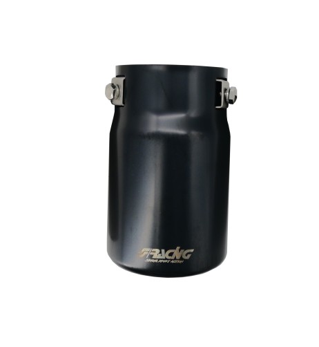 Terminale scarico universale inox singolo 37 63mm TRX 21N