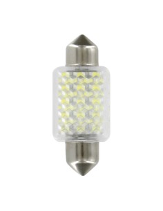 Lampadina auto Siluro SV8 5 8 27 Hyper LED 12V doppia polarita 15x35mm