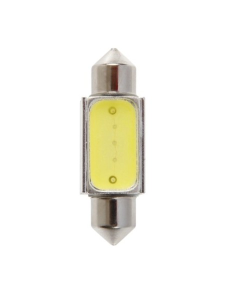 Lampadina siluro C5W SV8 5 8 12V Mega led 2 super chips