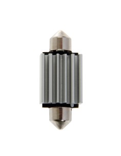 Lampada auto siluro SV8 5 8 18 hyper led resistenza integrata 12V 2