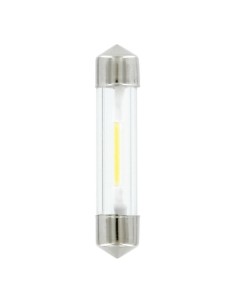 Lampadina auto Mega Led bianco 12V Siluro 8x41mm SV8 5 8