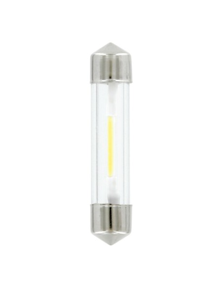 Lampadina auto Mega Led bianco 12V Siluro 8x41mm SV8 5 8