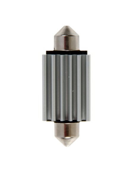 Lampada auto siluro SV8 5 8 24 hyper led resistenza integrata 12V