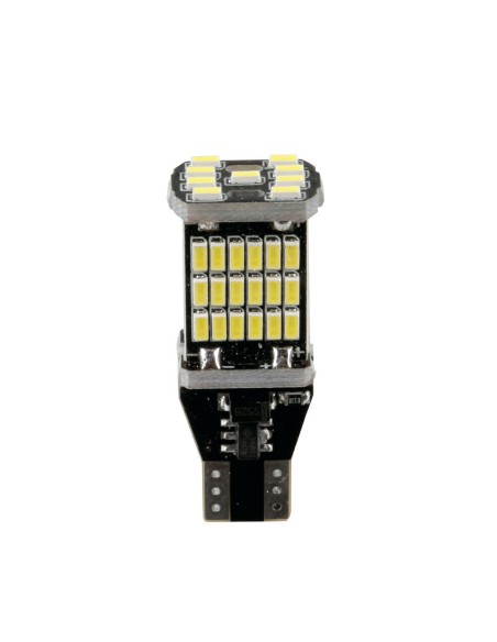 Coppia lampadine auto T15 W2 1x9 5d 45 Led SMD 12V 6500K
