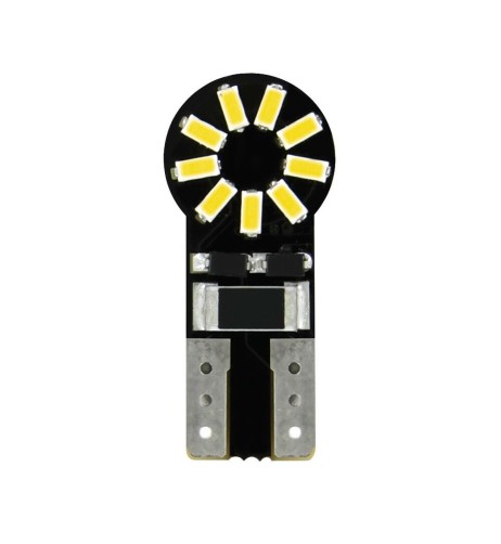 Coppia lampadine auto T10 18 Hyper LED 12V doppia polarita con resistenz