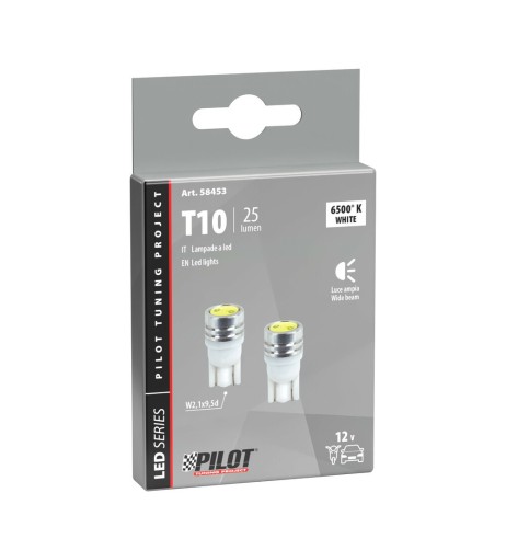 Lampadine auto T10 W2 1x9 5d 2 mega led SMD 12V