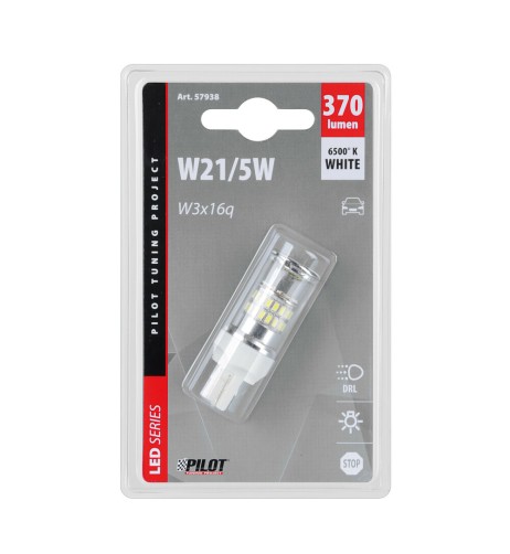 Lampadina T20 W21 5W W3x16q 48 led SMD 12V doppia polarita