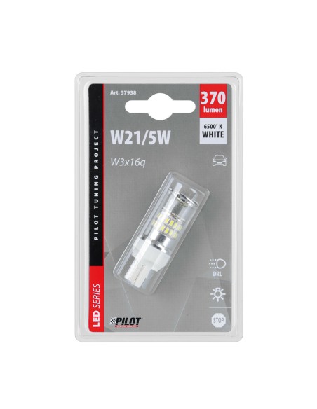Lampadina T20 W21 5W W3x16q 48 led SMD 12V doppia polarita 