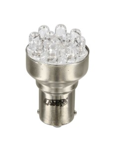 Lampadina singola Multi Led 11 Led 12V P21W BA15s ARANCIO