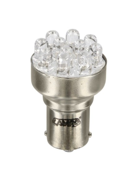 Lampadina singola Multi Led 11 Led 12V P21W BA15s ARANCIO