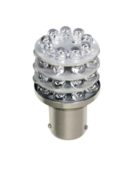 Lampadina singola Multi Led 36 Led 12V P21 5W BAY15d ROSSO