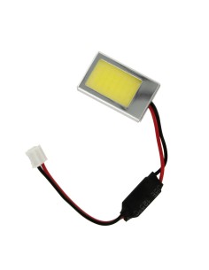 Pannello modulite led portiera auto 26x16mm 10 30V 1 2W 18 chips bianco