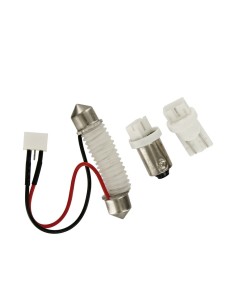 Pannello modulite led portiera auto 26x16mm 10 30V 1 2W 18 chips bianco 2