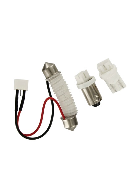 Pannello modulite led portiera auto 26x16mm 10 30V 1 2W 18 chips bianco