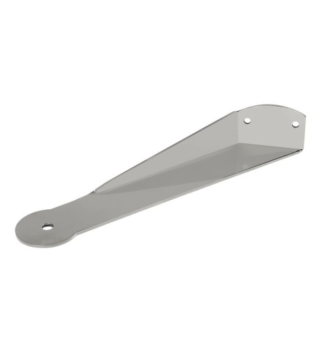 Staffa inox per antenna CB attacco visiera parasole per Daf XF 105 XF 106