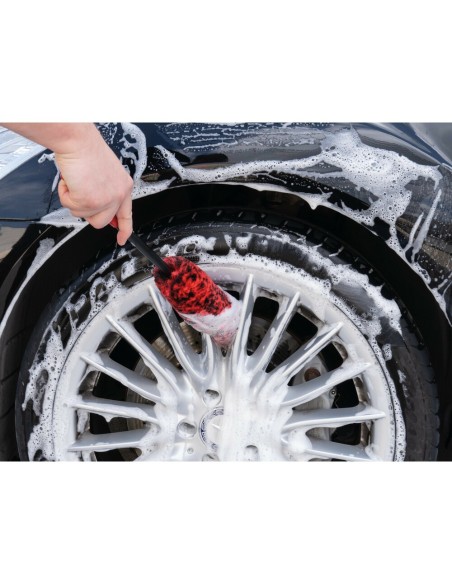 Set 3 spazzole in microfibra per pulizia cerchi