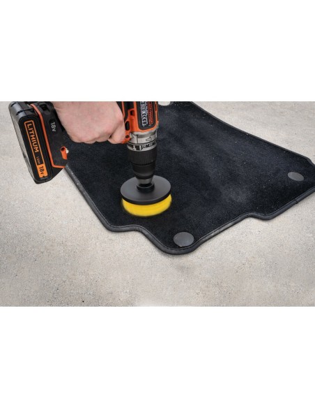 Set 3 spazzole pulizia per trapano