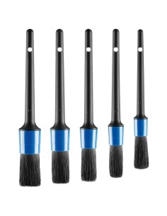 Set 5 pennelli professionali per detailing auto